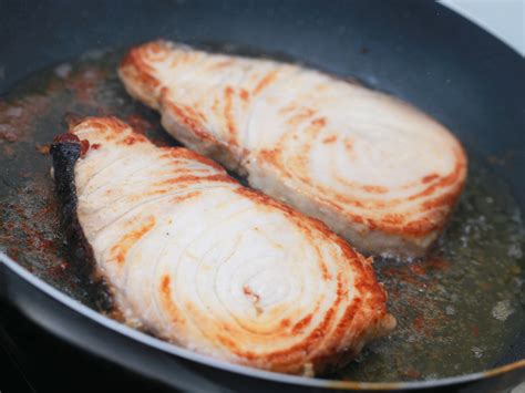 Cooking raw sharks .